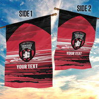 Custom Trinidad and Tobago Football Garden Flag 2025 Grunge Version - Wonder Print Shop