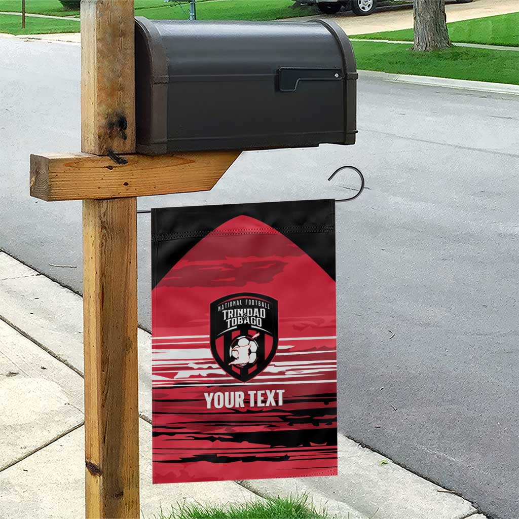 Custom Trinidad and Tobago Football Garden Flag 2025 Grunge Version - Wonder Print Shop
