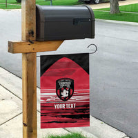 Custom Trinidad and Tobago Football Garden Flag 2025 Grunge Version - Wonder Print Shop