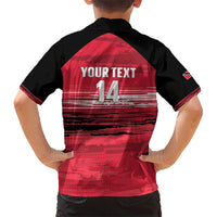 Custom Trinidad and Tobago Football Hawaiian Shirt 2025 Grunge Version - Wonder Print Shop