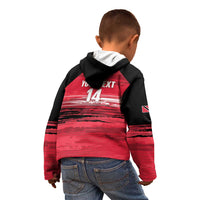 Custom Trinidad and Tobago Football Kid Hoodie 2025 Grunge Version - Wonder Print Shop