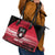 Custom Trinidad and Tobago Football Leather Tote Bag 2025 Grunge Version - Wonder Print Shop