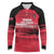 Custom Trinidad and Tobago Football Long Sleeve Polo Shirt 2025 Grunge Version - Wonder Print Shop