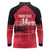 Custom Trinidad and Tobago Football Long Sleeve Polo Shirt 2025 Grunge Version - Wonder Print Shop