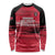 Custom Trinidad and Tobago Football Long Sleeve Shirt 2025 Grunge Version - Wonder Print Shop