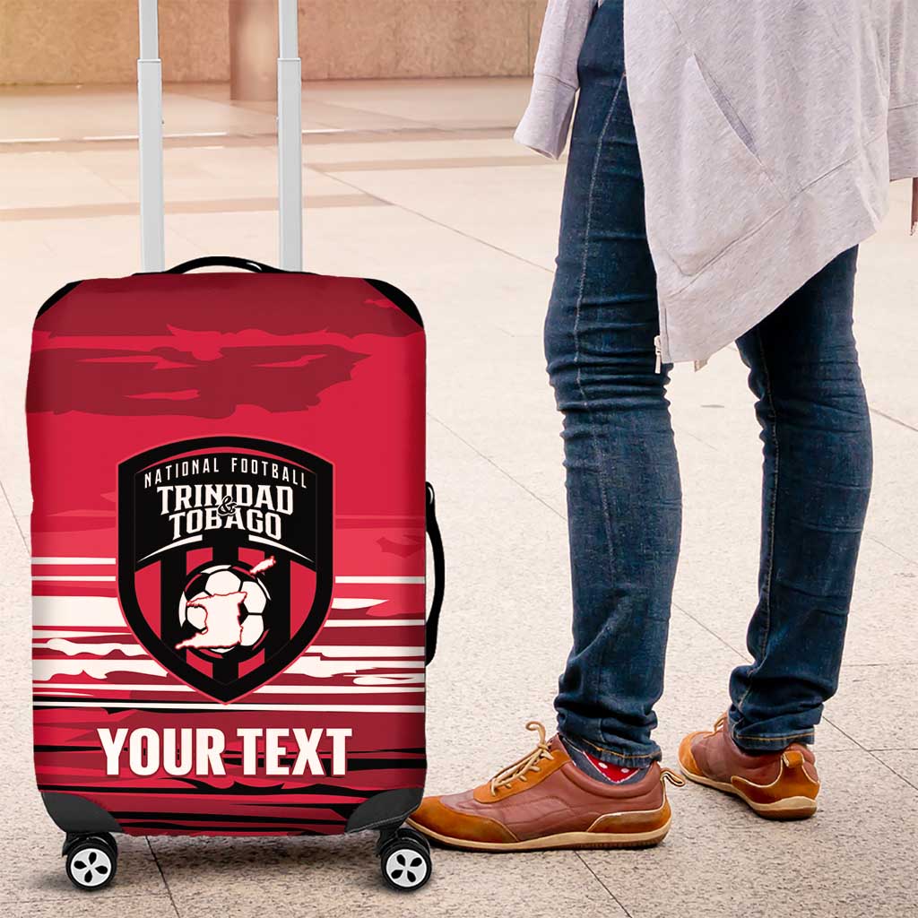 Custom Trinidad and Tobago Football Luggage Cover 2025 Grunge Version - Wonder Print Shop