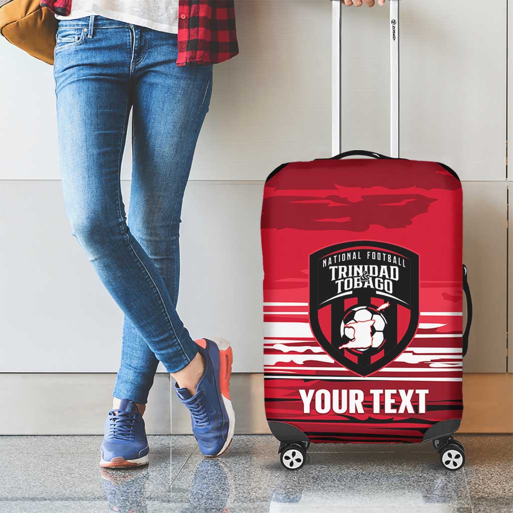 Custom Trinidad and Tobago Football Luggage Cover 2025 Grunge Version - Wonder Print Shop