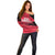 Custom Trinidad and Tobago Football Off Shoulder Sweater 2025 Grunge Version - Wonder Print Shop