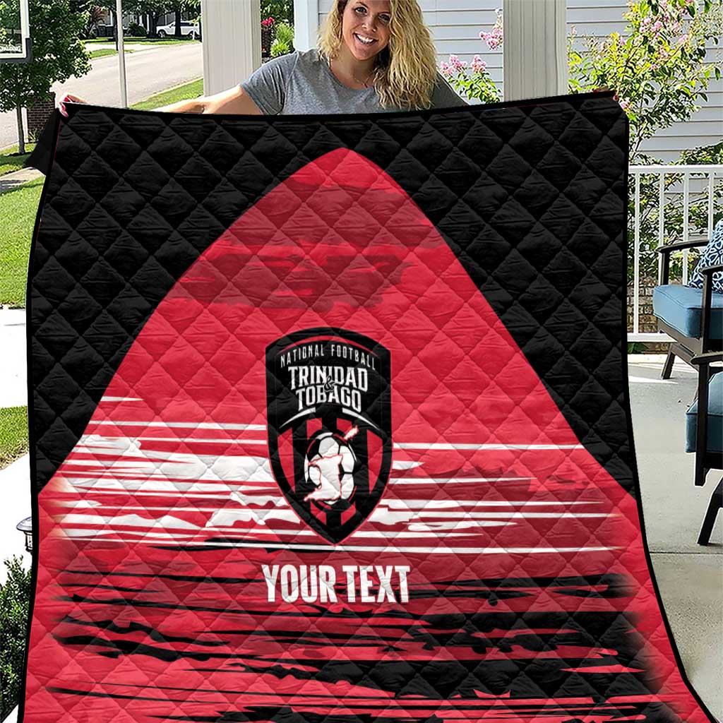 Custom Trinidad and Tobago Football Quilt 2025 Grunge Version - Wonder Print Shop