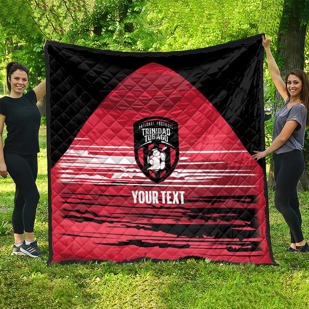Custom Trinidad and Tobago Football Quilt 2025 Grunge Version - Wonder Print Shop