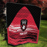 Custom Trinidad and Tobago Football Quilt 2025 Grunge Version - Wonder Print Shop