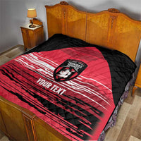 Custom Trinidad and Tobago Football Quilt 2025 Grunge Version - Wonder Print Shop