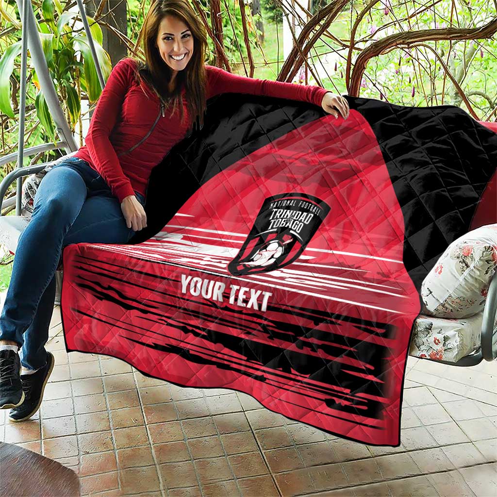 Custom Trinidad and Tobago Football Quilt 2025 Grunge Version - Wonder Print Shop