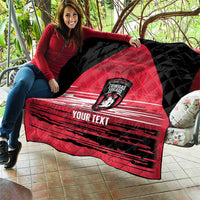 Custom Trinidad and Tobago Football Quilt 2025 Grunge Version - Wonder Print Shop