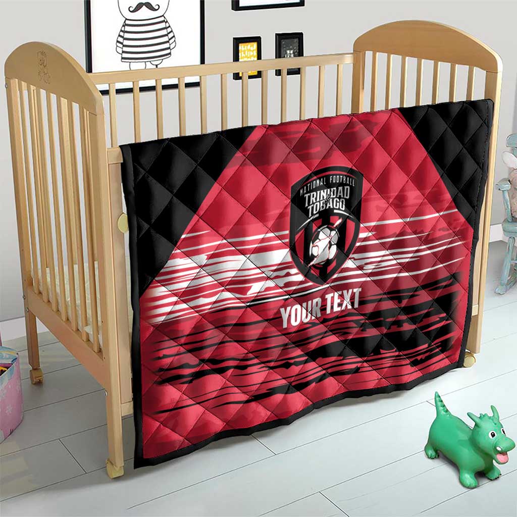 Custom Trinidad and Tobago Football Quilt 2025 Grunge Version - Wonder Print Shop