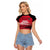 Custom Trinidad and Tobago Football Raglan Cropped T Shirt 2025 Grunge Version - Wonder Print Shop