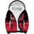 Custom Trinidad and Tobago Football Sherpa Hoodie 2025 Grunge Version - Wonder Print Shop