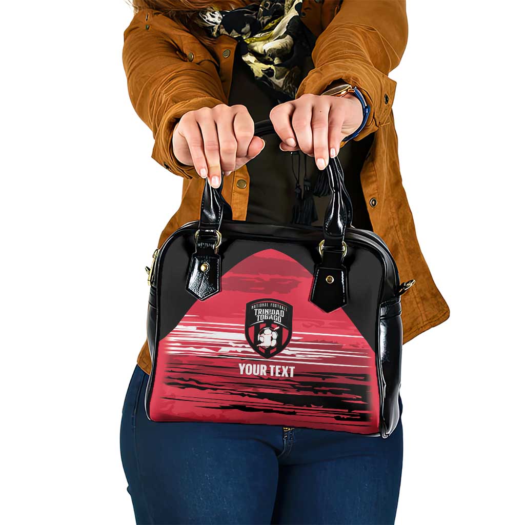 Custom Trinidad and Tobago Football Shoulder Handbag 2025 Grunge Version - Wonder Print Shop