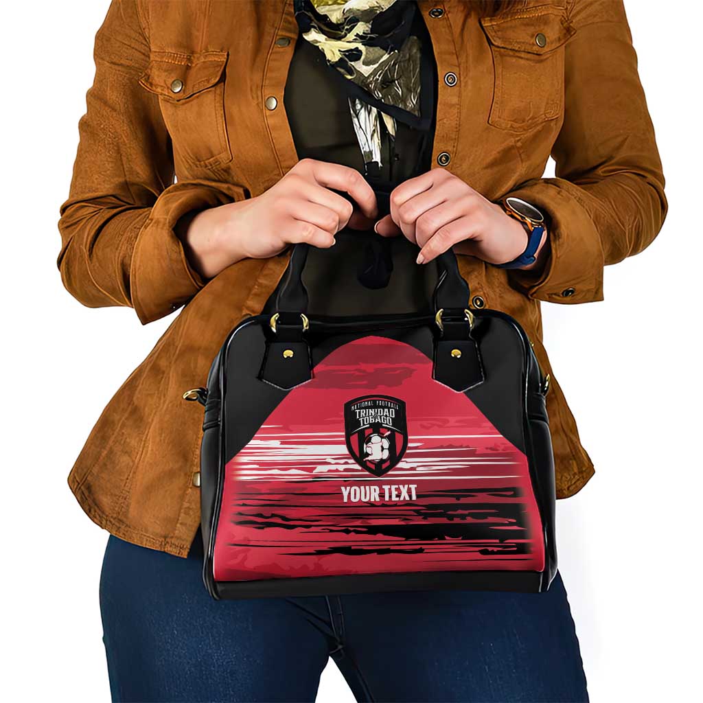 Custom Trinidad and Tobago Football Shoulder Handbag 2025 Grunge Version - Wonder Print Shop