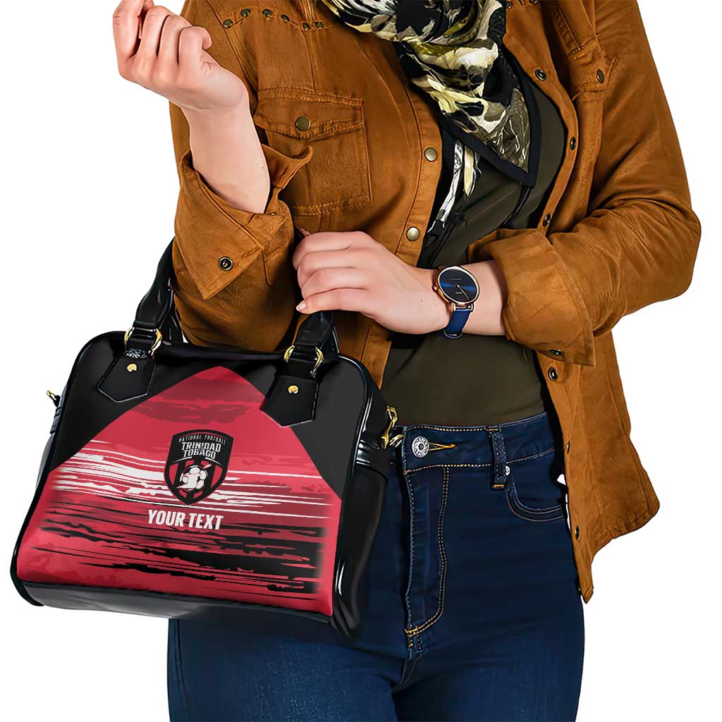 Custom Trinidad and Tobago Football Shoulder Handbag 2025 Grunge Version - Wonder Print Shop