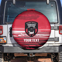 Custom Trinidad and Tobago Football Spare Tire Cover 2025 Grunge Version - Wonder Print Shop