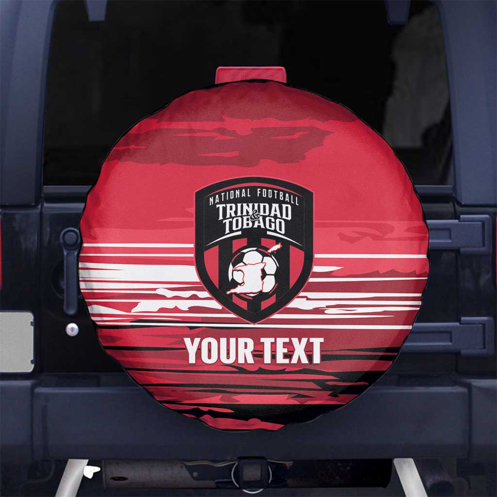 Custom Trinidad and Tobago Football Spare Tire Cover 2025 Grunge Version - Wonder Print Shop
