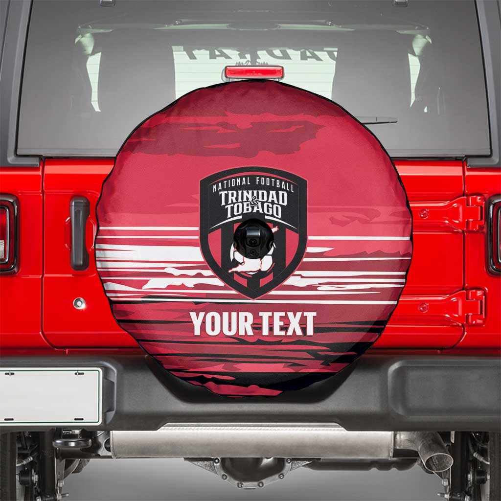 Custom Trinidad and Tobago Football Spare Tire Cover 2025 Grunge Version - Wonder Print Shop