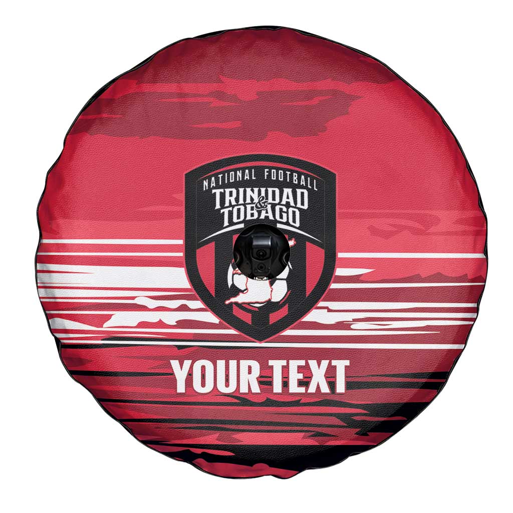 Custom Trinidad and Tobago Football Spare Tire Cover 2025 Grunge Version - Wonder Print Shop