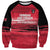 Custom Trinidad and Tobago Football Sweatshirt 2025 Grunge Version - Wonder Print Shop