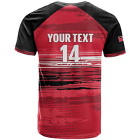 Custom Trinidad and Tobago Football T Shirt 2025 Grunge Version - Wonder Print Shop