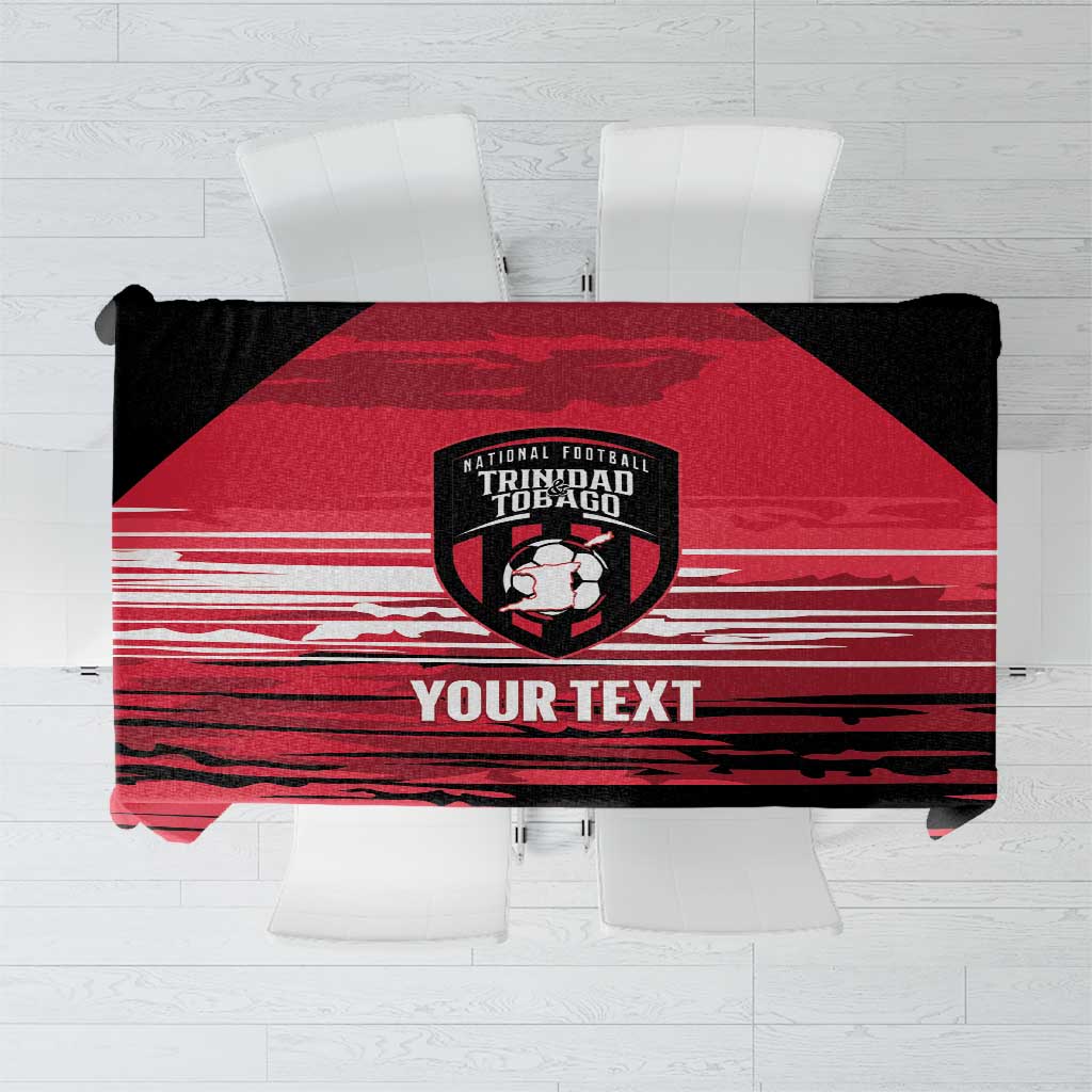 Custom Trinidad and Tobago Football Tablecloth 2025 Grunge Version - Wonder Print Shop