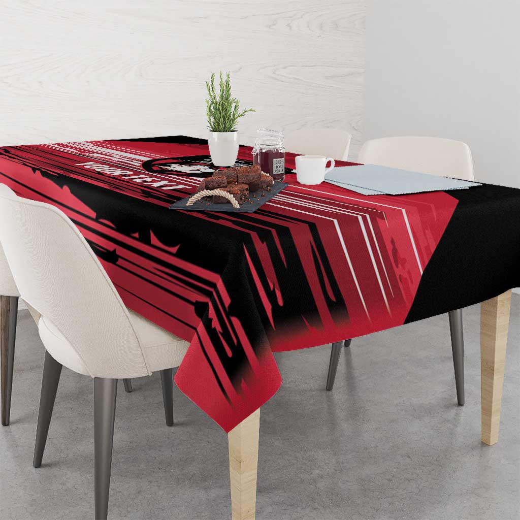 Custom Trinidad and Tobago Football Tablecloth 2025 Grunge Version - Wonder Print Shop