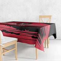 Custom Trinidad and Tobago Football Tablecloth 2025 Grunge Version - Wonder Print Shop