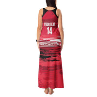 Custom Trinidad and Tobago Football Tank Maxi Dress 2025 Grunge Version - Wonder Print Shop