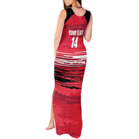 Custom Trinidad and Tobago Football Tank Maxi Dress 2025 Grunge Version - Wonder Print Shop