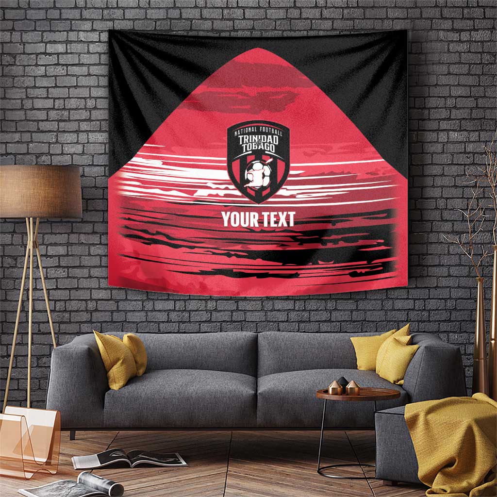 Custom Trinidad and Tobago Football Tapestry 2025 Grunge Version - Wonder Print Shop