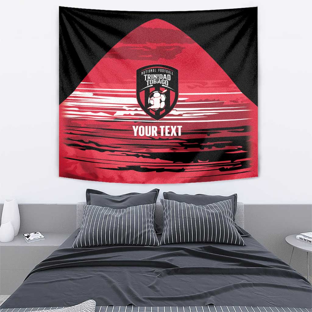 Custom Trinidad and Tobago Football Tapestry 2025 Grunge Version - Wonder Print Shop