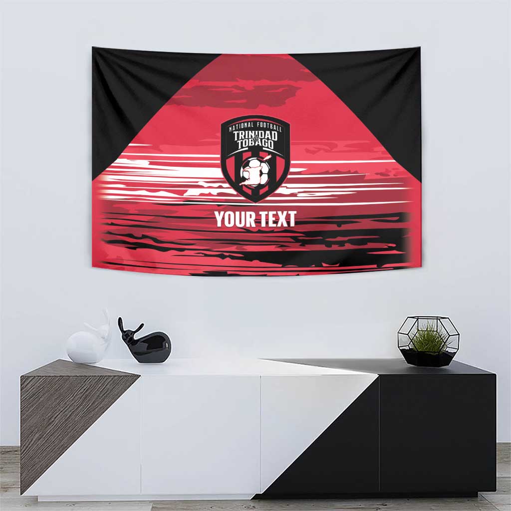 Custom Trinidad and Tobago Football Tapestry 2025 Grunge Version - Wonder Print Shop