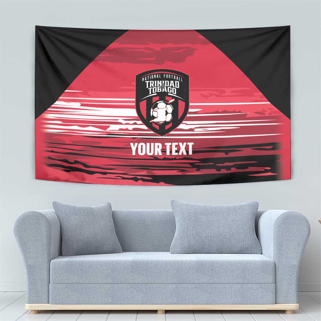 Custom Trinidad and Tobago Football Tapestry 2025 Grunge Version - Wonder Print Shop