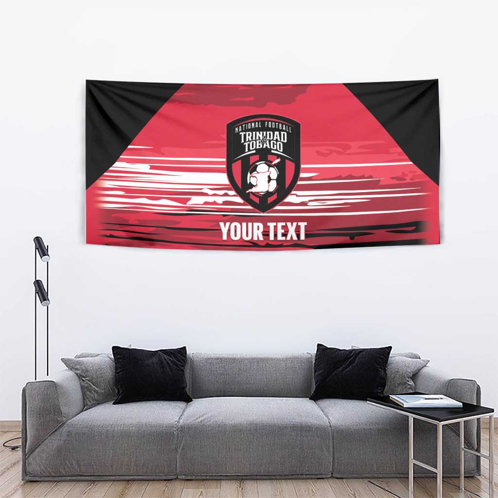 Custom Trinidad and Tobago Football Tapestry 2025 Grunge Version - Wonder Print Shop