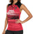 Custom Trinidad and Tobago Football Women Sleeveless Polo Shirt 2025 Grunge Version - Wonder Print Shop