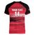 Custom Trinidad and Tobago Football Women V-Neck T-Shirt 2025 Grunge Version - Wonder Print Shop