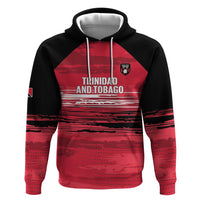 Custom Trinidad and Tobago Football Zip Hoodie 2025 Grunge Version - Wonder Print Shop