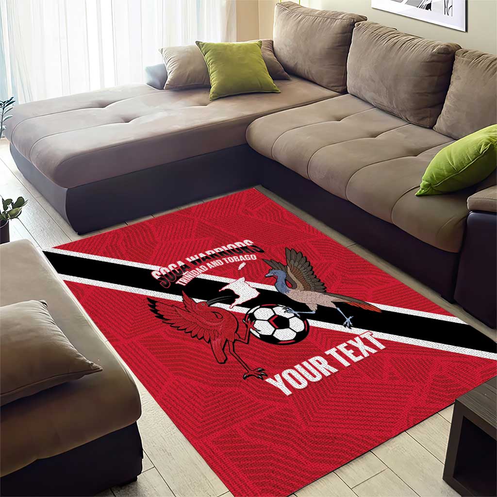 Custom Trinidad and Tobago Football Area Rug Come On Soca Warriors - Wonder Print Shop