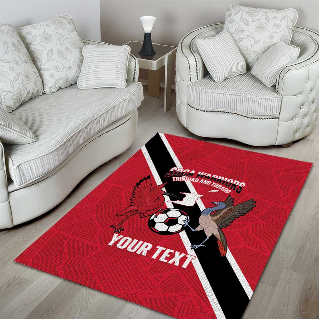 Custom Trinidad and Tobago Football Area Rug Come On Soca Warriors - Wonder Print Shop