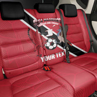 Custom Trinidad and Tobago Football Back Car Seat Cover Come On Soca Warriors - Wonder Print Shop