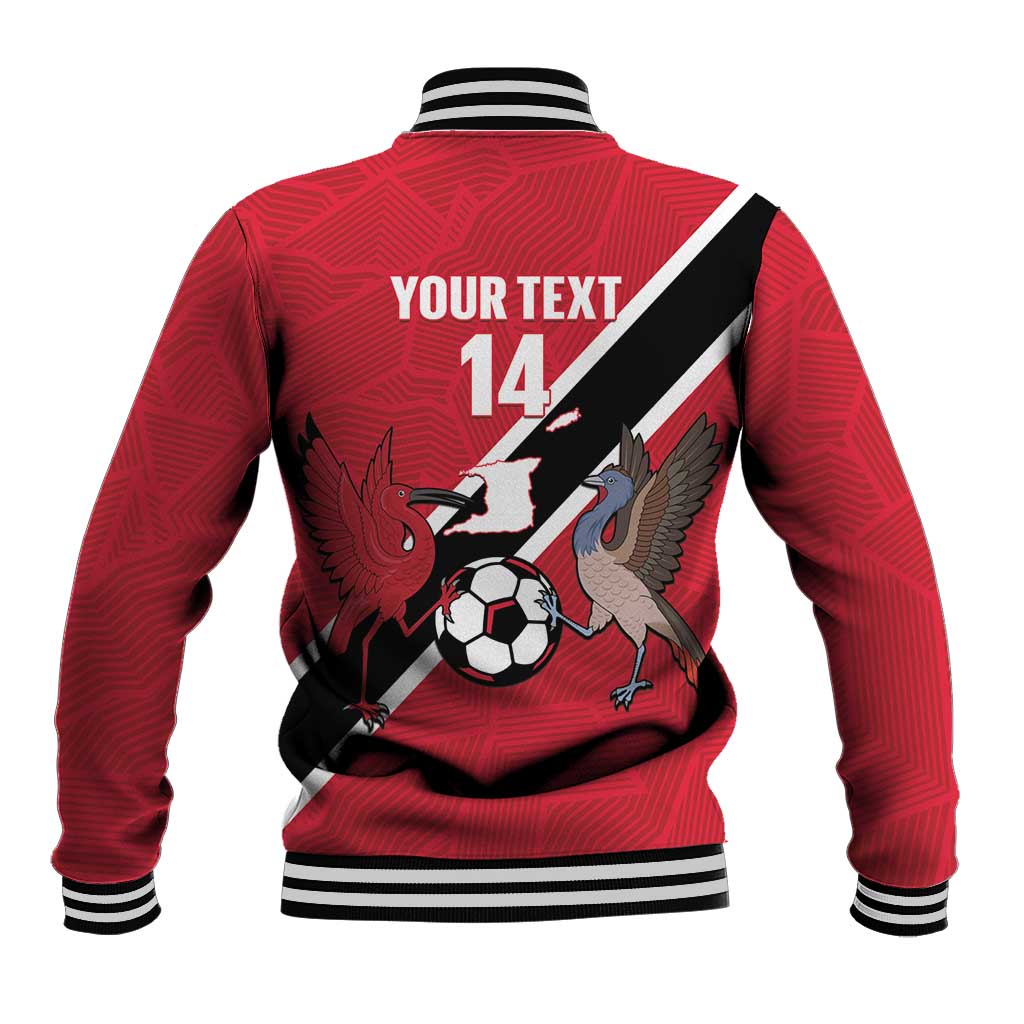 Custom Trinidad and Tobago Football Baseball Jacket Come On Soca Warriors - Wonder Print Shop