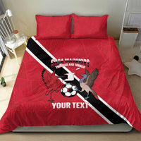 Custom Trinidad and Tobago Football Bedding Set Come On Soca Warriors - Wonder Print Shop