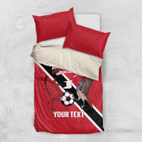 Custom Trinidad and Tobago Football Bedding Set Come On Soca Warriors - Wonder Print Shop