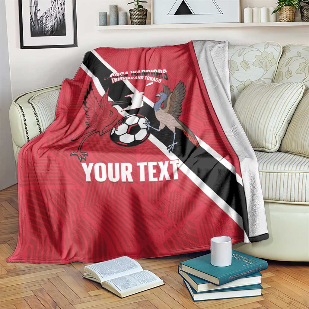 Custom Trinidad and Tobago Football Blanket Come On Soca Warriors - Wonder Print Shop